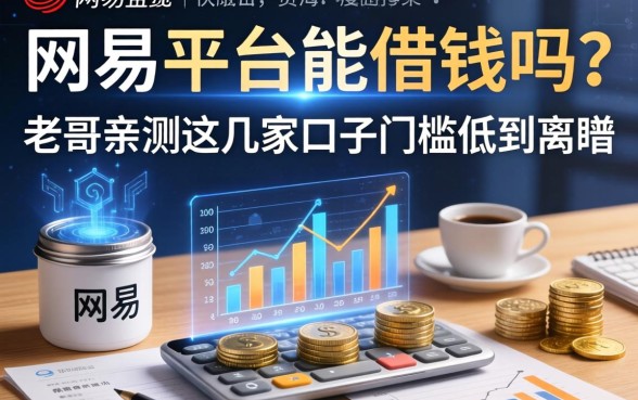网易平台能借钱吗？老哥亲测这几家口子门槛低到离谱