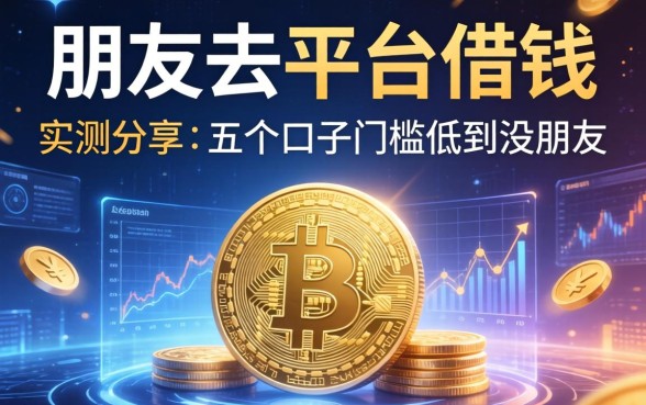 朋友去平台借钱实测分享，这五个口子门槛低到没朋友