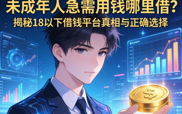 未成年人急需用钱哪里借？揭秘18以下借钱平台真相与正确选择