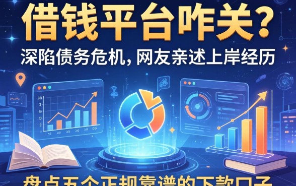 借钱平台咋关？深陷债务危机的网友亲述上岸经历，盘点五个正规靠谱的下款口子