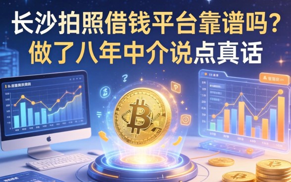 长沙拍照借钱平台靠谱吗？做了八年中介说点真话