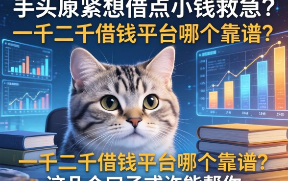 手头紧想借点小钱救急？一千二千借钱平台哪个靠谱？这几个口子或许能帮你