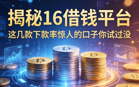 揭秘16借钱平台：这几款下款率惊人的口子你试过没