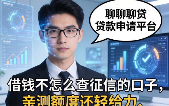 聊聊那些贷款申请平台借钱不怎么查征信的口子，亲测额度还挺给力
