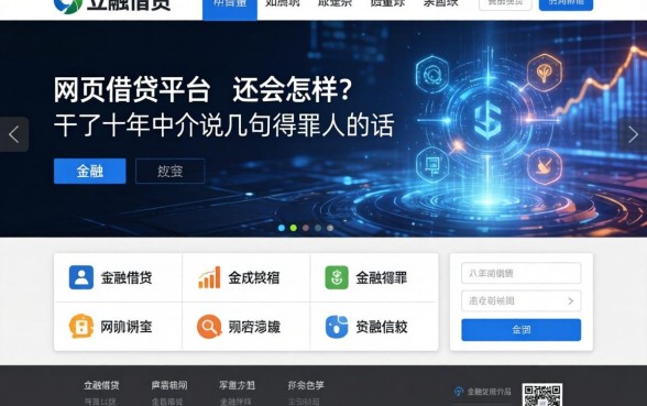 网页借钱平台不还会怎样？干了十年中介说几句得罪人的话