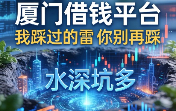厦门借钱平台水深坑多，我踩过的雷你别再踩