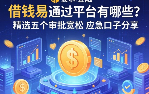借钱易通过平台有哪些？精选五个审批宽松的应急口子分享