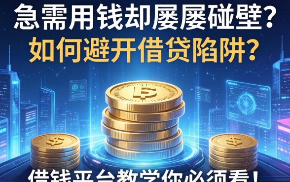 急需用钱却屡屡碰壁？如何避开借贷陷阱？这篇借钱平台教学你必须看！