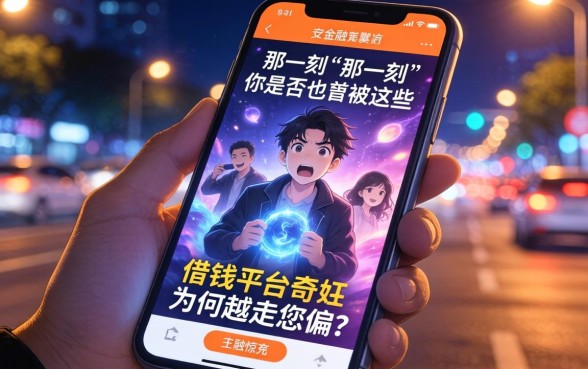 深夜手机屏幕亮起的那一刻，你是否也曾被这些魔幻剧情震惊？借钱平台奇葩广告为何越走越偏？
