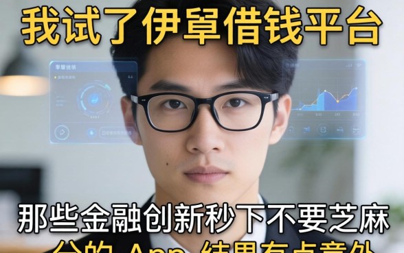我试了伊犁借钱平台和那些金融创新秒下不要芝麻分的app，结果有点意外