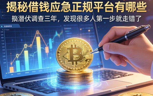 揭秘借钱应急正规平台有哪些：我潜伏调查三年，发现很多人第一步就走错了