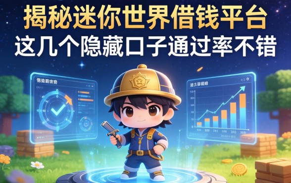 揭秘迷你世界借钱平台：这几个隐藏口子通过率不错