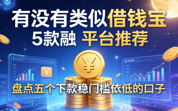 有没有类似借钱宝的平台推荐？盘点五个下款稳门槛低的口子