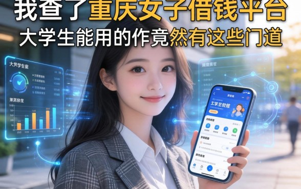 我查了重庆女子借钱平台，发现大学生能用的软件竟然有这些门道