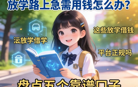 放学路上急需用钱怎么办？这些放学借钱平台正规吗？盘点五个靠谱口子