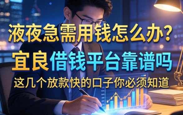 深夜急需用钱怎么办？宜良借钱平台靠谱吗？这几个放款快的口子你必须知道