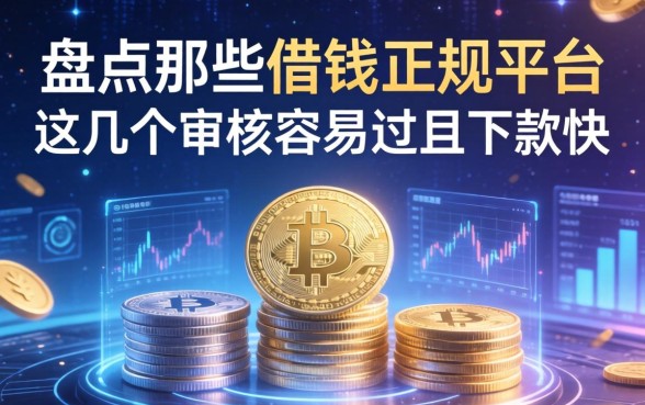 盘点哪些借钱正规平台，这几个审核容易过且下款快