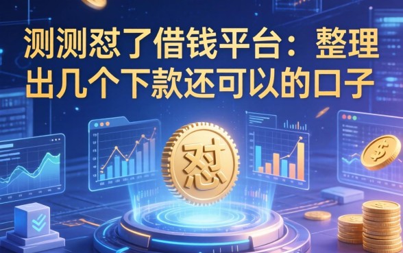 实测怼了借钱平台：整理出几个下款还可以的口子