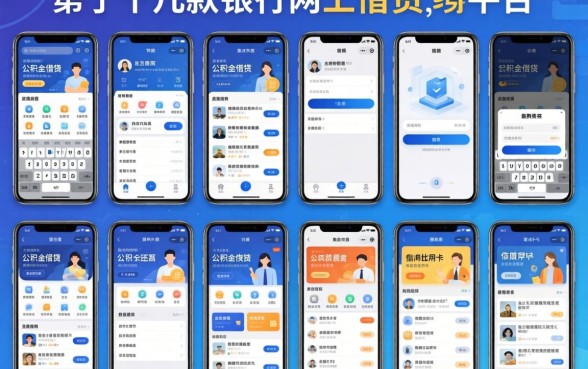我看了十几款银行网上借钱平台，发现公积金借钱app的额度竟然比信用卡还高
