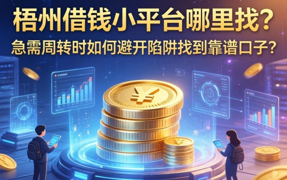 梧州借钱小平台哪里找？急需周转时如何避开陷阱找到靠谱口子？