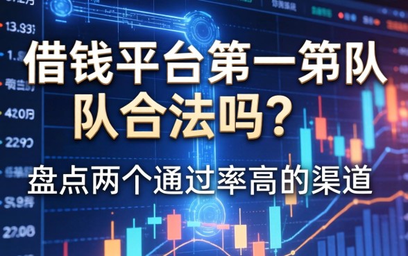 借钱平台第一梯队合法吗？盘点两个通过率高的渠道