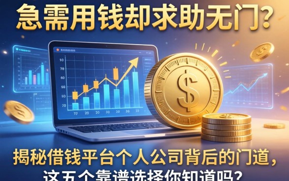 急需用钱却求助无门？揭秘借钱平台个人公司背后的门道，这五个靠谱选择你知道吗？