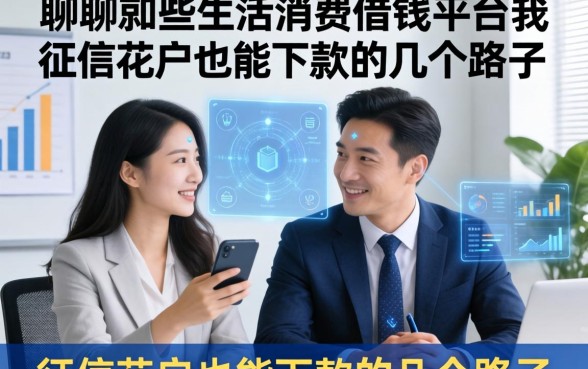 聊聊那些生活消费借钱平台：征信花户也能下款的几个路子