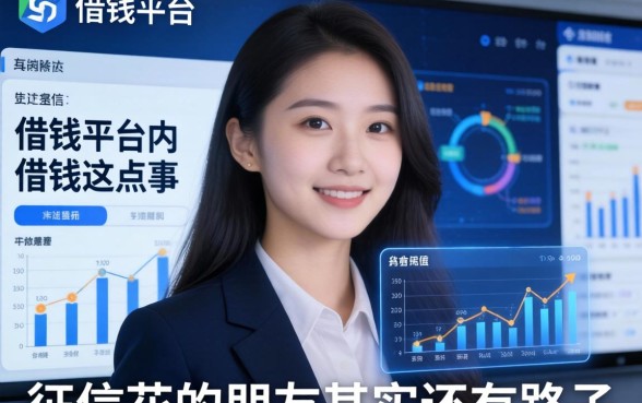关于在借钱平台内借钱这点事，征信花的朋友其实还有路子