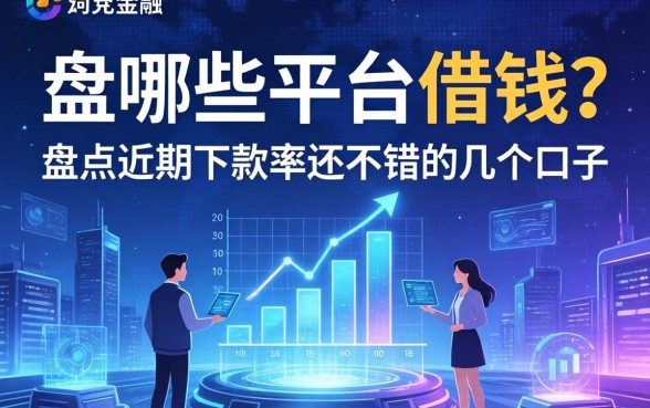 要哪些平台借钱？盘点近期下款率还不错的几个口子