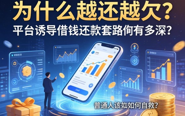 为什么越还越欠？平台诱导借钱还款的套路有多深？普通人该如何自救？