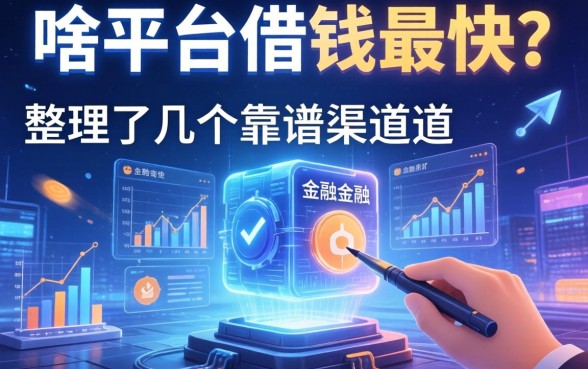啥平台借钱最快？整理了几个靠谱的渠道分享
