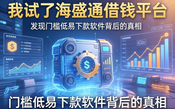 我试了海盛通借钱平台，发现门槛低易下款软件背后的真相