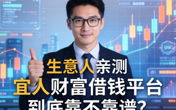 生意人亲测：宜人财富借钱平台到底靠不靠谱？