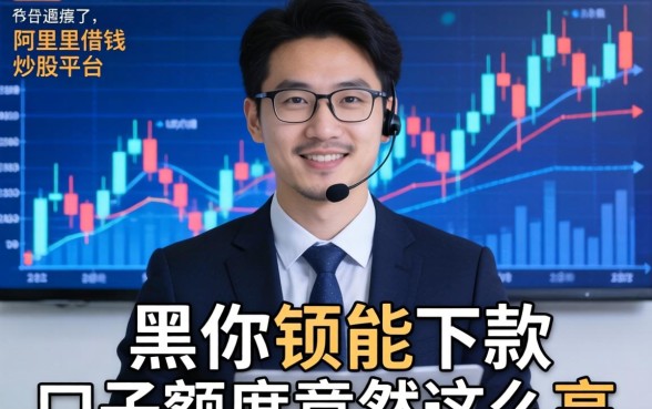 我翻遍了阿里借钱炒股平台，发现黑户能下款的口子额度竟然这么高