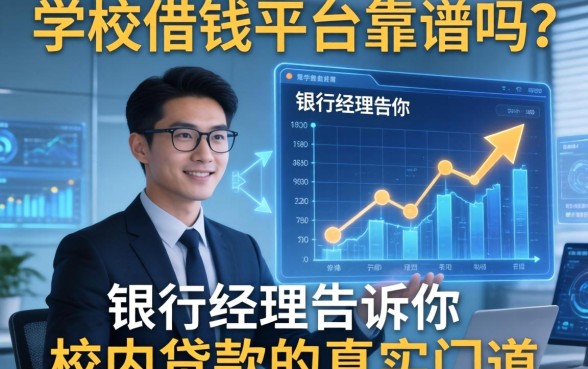 和学校借钱平台靠谱吗？银行经理告诉你校内贷款的真实门道