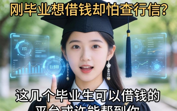 刚毕业想借钱却怕查征信？这几个毕业生可以借钱的平台或许能帮到你