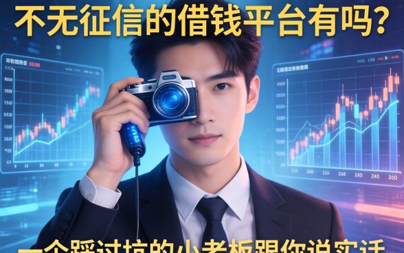 不看征信的借钱平台有吗？一个踩过坑的小老板跟你说实话