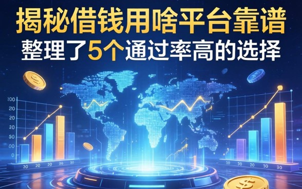 揭秘借钱用啥平台靠谱，整理了5个通过率高的选择