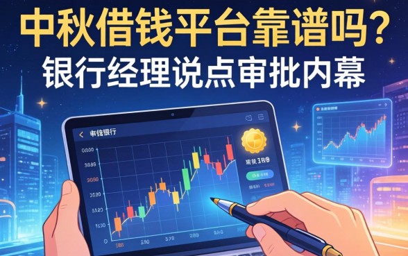 中秋借钱平台靠谱吗？银行经理说点审批内幕