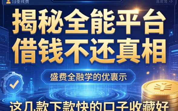揭秘全能平台借钱不还的真相，这几款下款快的口子收藏好