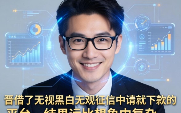 我借了无视黑白无视征信申请就下款的平台，结果远比想象中复杂