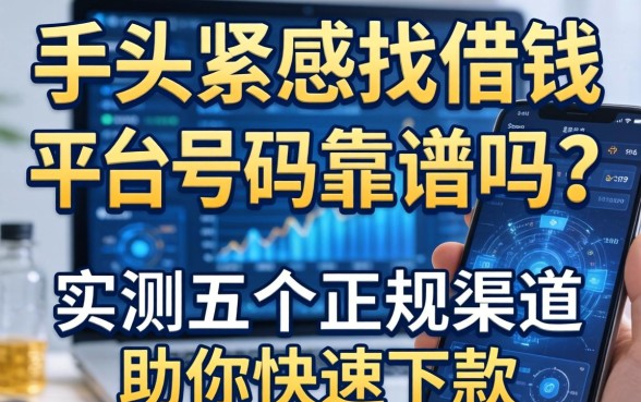 手头紧想找借钱平台号码靠谱吗?实测五个正规渠道助你快速下款