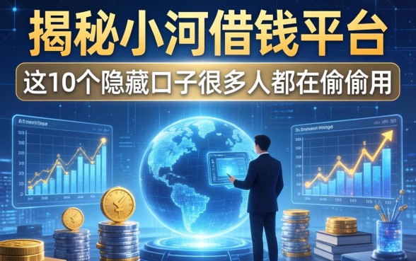 揭秘小河借钱平台：这10个隐藏口子很多人都在偷偷用