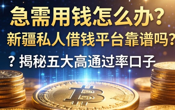 急需用钱怎么办？新疆私人借钱平台靠谱吗？揭秘五大高通过率口子