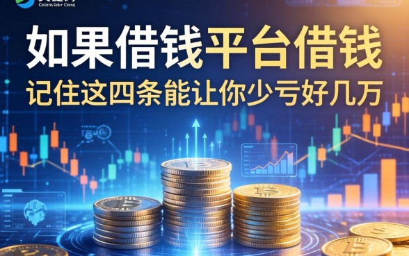 如果在借钱平台借钱，记住这四条能让你少亏好几万