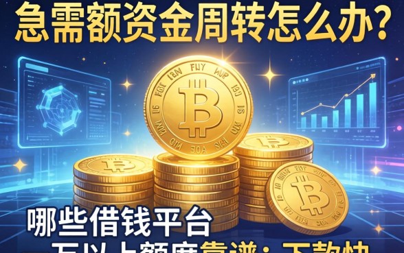 急需大额资金周转怎么办？哪些借钱平台一万以上额度靠谱且下款快？