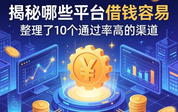 揭秘哪些平台借钱容易，整理了10个通过率高的渠道