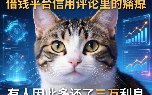借钱平台信用评论里的猫腻，有人因此多还了三万利息