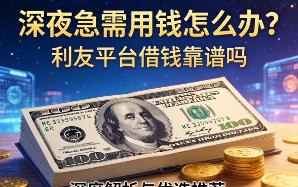 深夜急需用钱怎么办？利友平台借钱靠谱吗？深度解析与优选推荐