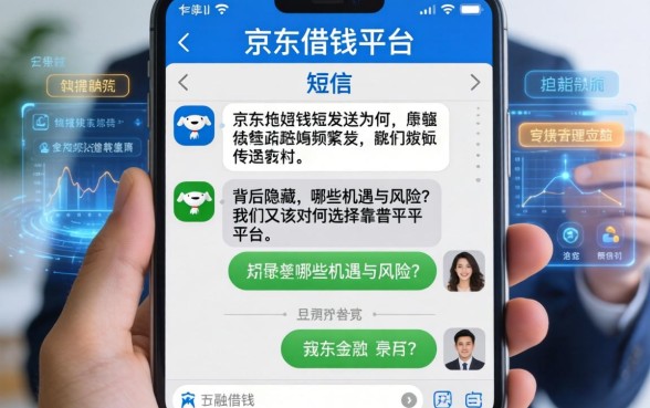 京东借钱平台短信频繁发送是为何？背后隐藏哪些机遇与风险？我们又该如何选择靠谱平台？